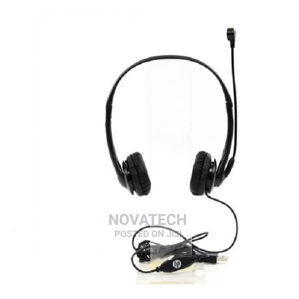 HP Stereo USB Headset Black - main view