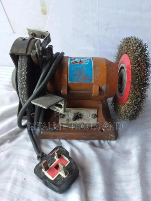 Grinder - Bench Grinder, 240v, 650w Draper, Wire Brush Ex-Uk