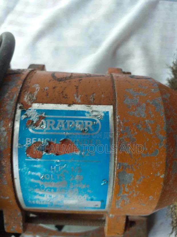 Grinder - Bench Grinder, 240v, 650w Draper, Wire Brush Ex-Uk - thumbnail 6
