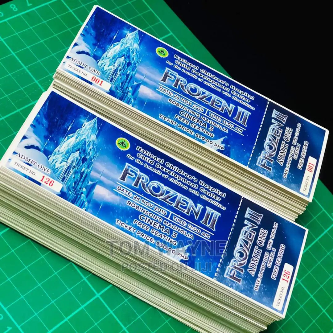 Ticket Booklet Printing