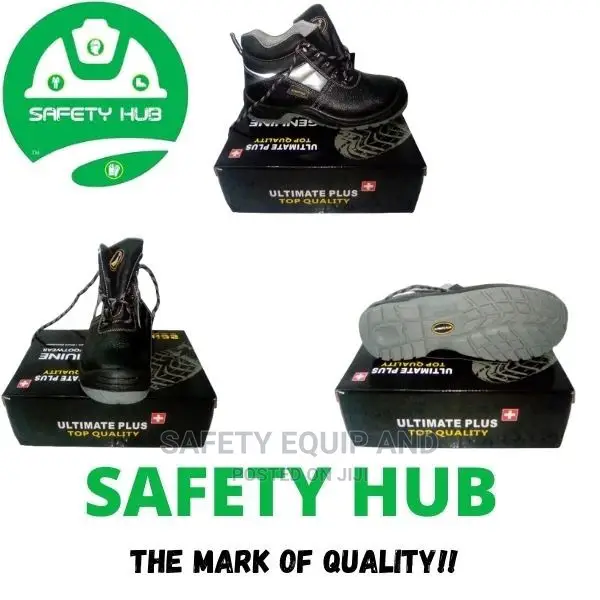 Safety Boots With Steel Toe Cap