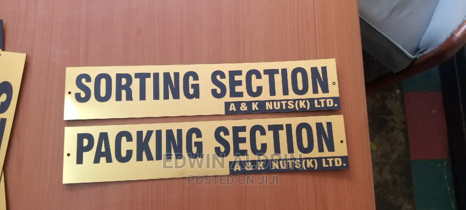 Engraving Plaques, Signage and Leather