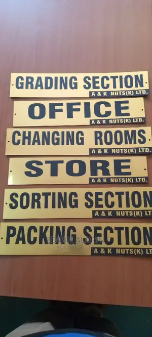 Engraving Plaques, Signage and Leather