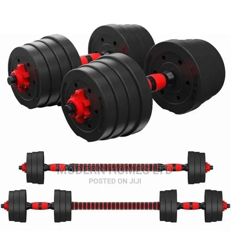 Rubber Coated Dumbbells - 30 Kgs