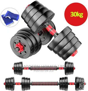 Rubber Coated Dumbbells - 30 Kgs