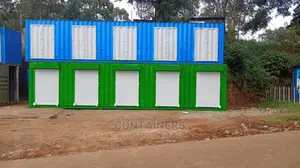 Container Stalls Either With Roller Shutter Doors or Cut Out