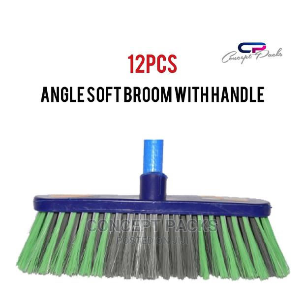12pcs - Angle Soft Broom With Handle - main view