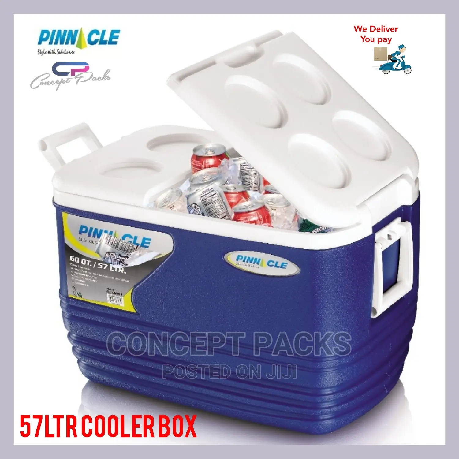 57 Ltr Pinnacle Eskimo Ice Cooler Box
