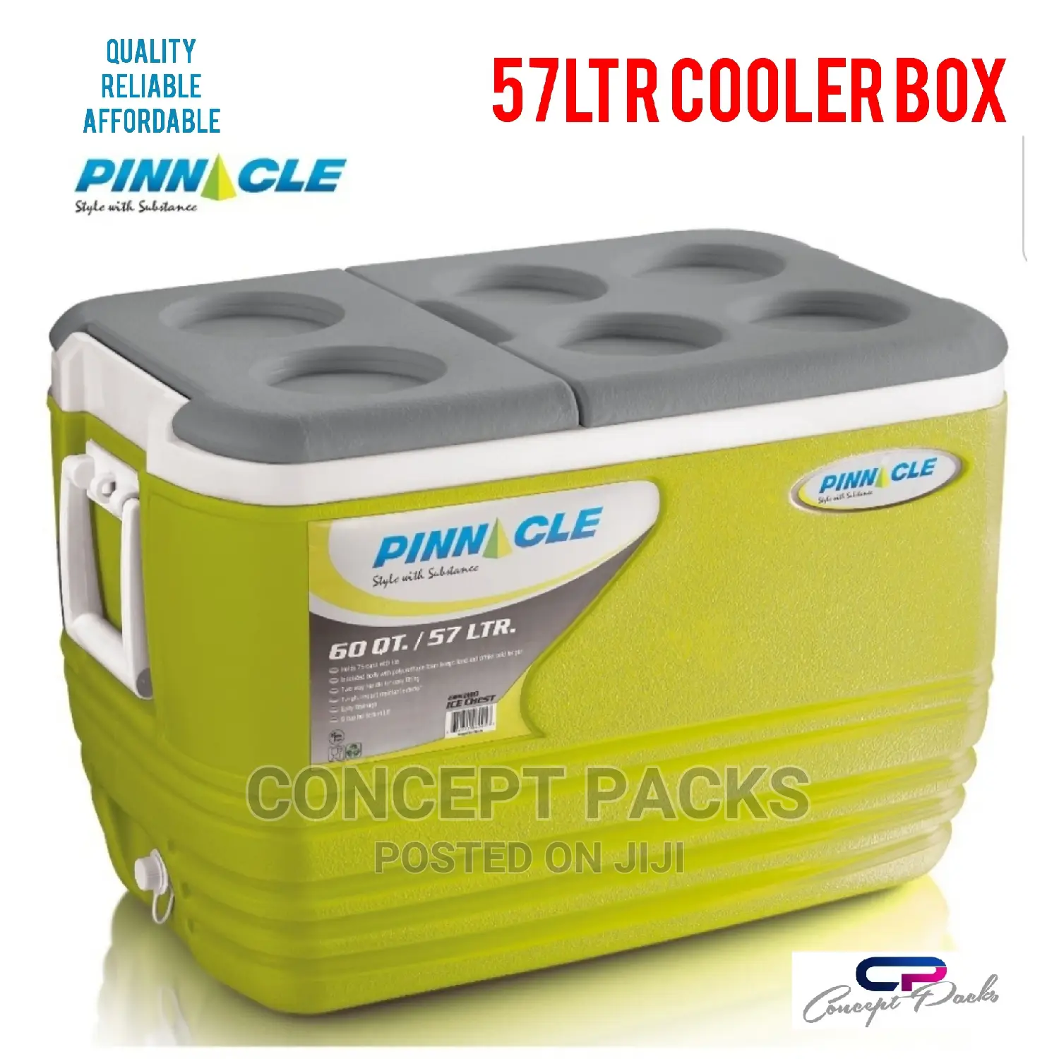 57 Ltr Pinnacle Eskimo Ice Cooler Box