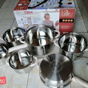 Stainless Steel Bohminox 12pcs Cookware