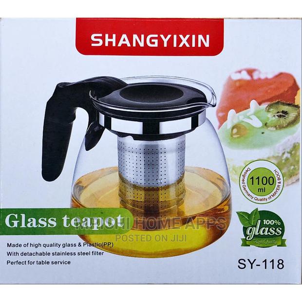 Glass Teapot 1100ml - thumbnail 5
