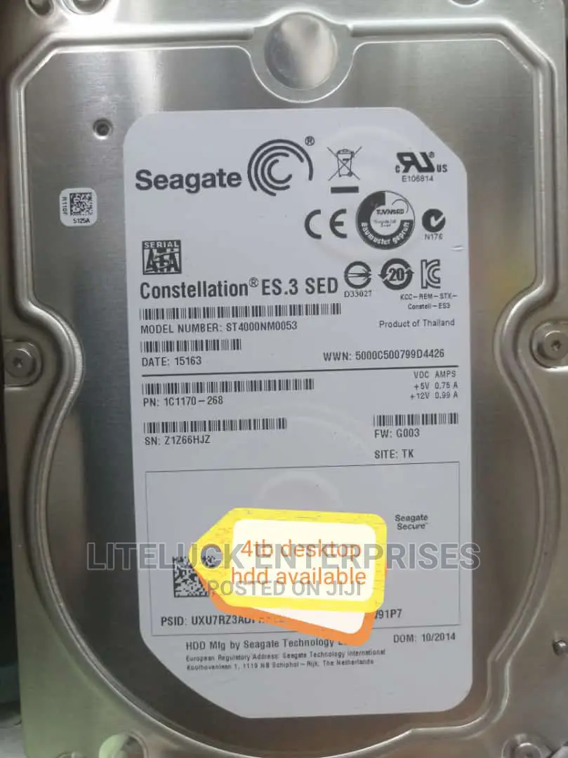 Desktop Internal Hard Disk
