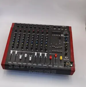 Red Omax 8 Channels Powered Mixer