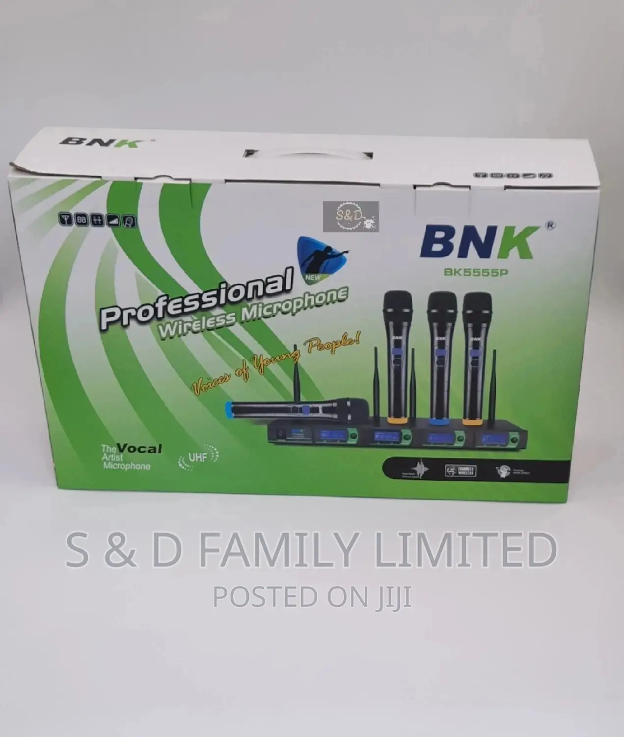 BNK Bk5555p 4 in 1 Wireless Microphone