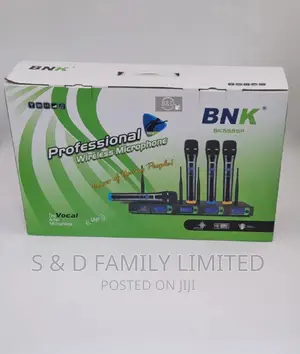 BNK Bk5555p 4 in 1 Wireless Microphone
