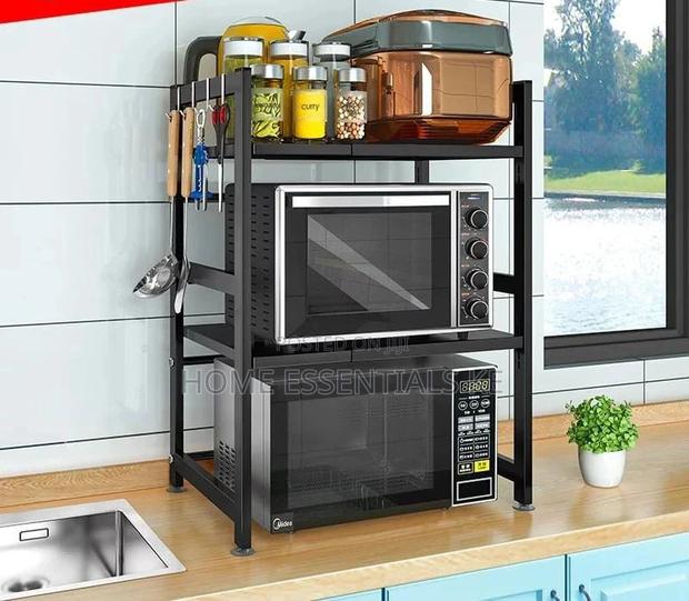 2tier Telescopic Microwave/Oven Organizer