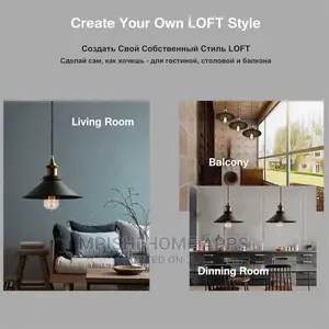 3pcs Vintage Pendant Light Set