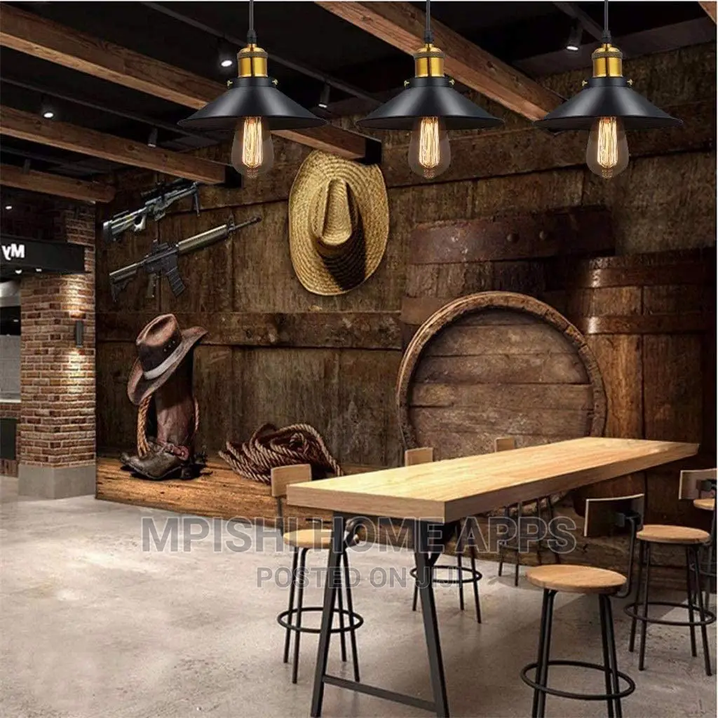 3pcs Vintage Pendant Light Set