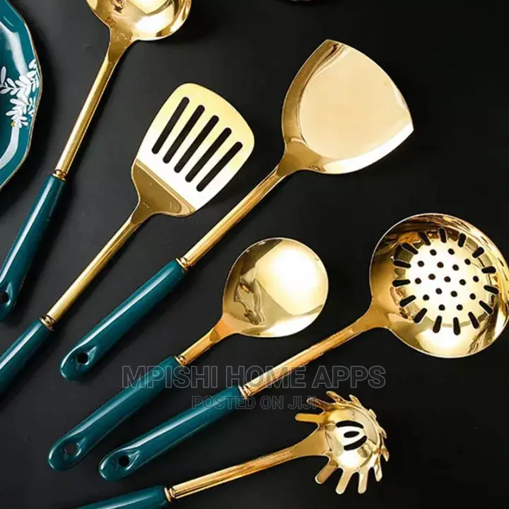 7pcs Golden Kitchenware Set