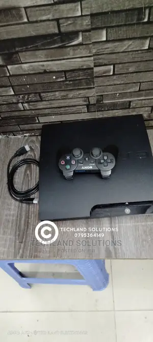 Black Playstation 3 With 13 Games