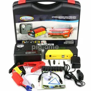 Car Jump Starter Kit With Power Bank and Inflator