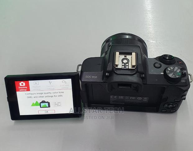 Canon EOS M50 Mirrorless Digital Camera With 15-45mm Lens - thumbnail 2