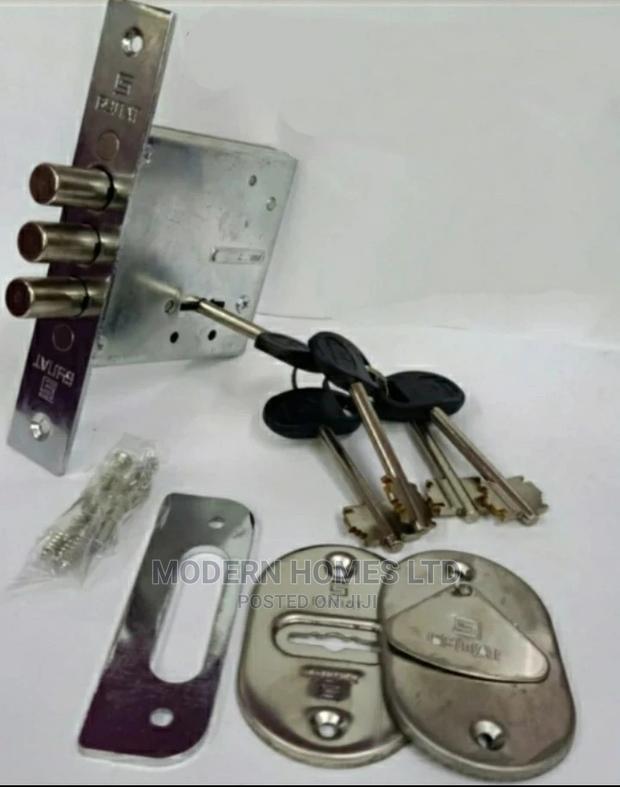 3-Pin Bolt Dead Lock - Steel Door Locks - main view