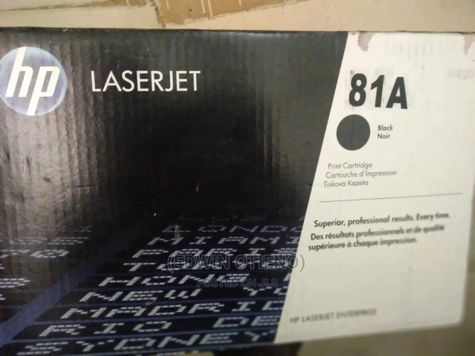 Original HP 81A Black Laserjet Toner Cartridge, CF281A
