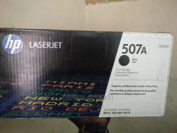 HP 507A Black Laserjet Toner Cartridge, CE400A