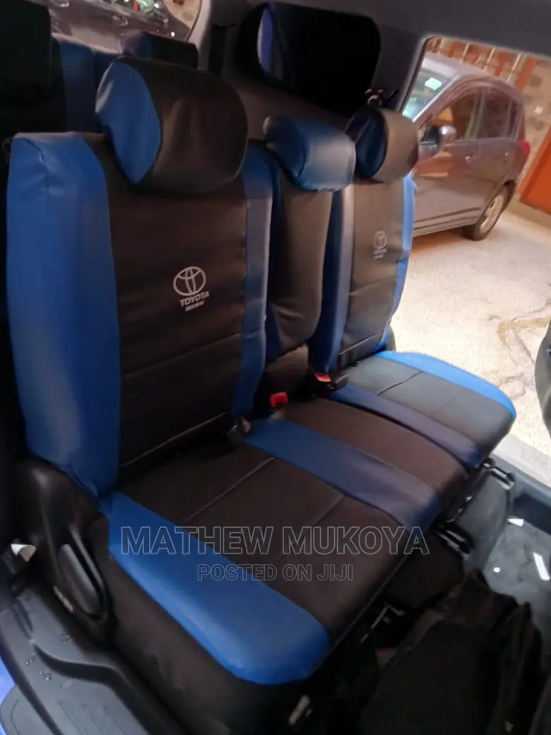 Black and Blue Car Seat Covers