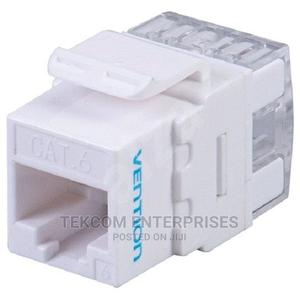 Vention Cat.6 Utp 180 Degree Keystone Jack White - thumbnail 2