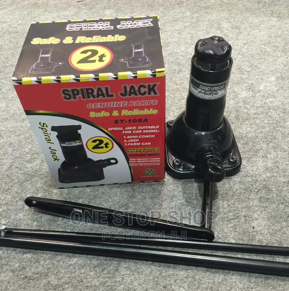 Automotive Spiral Jack 2tons,Free Delivery Cbd