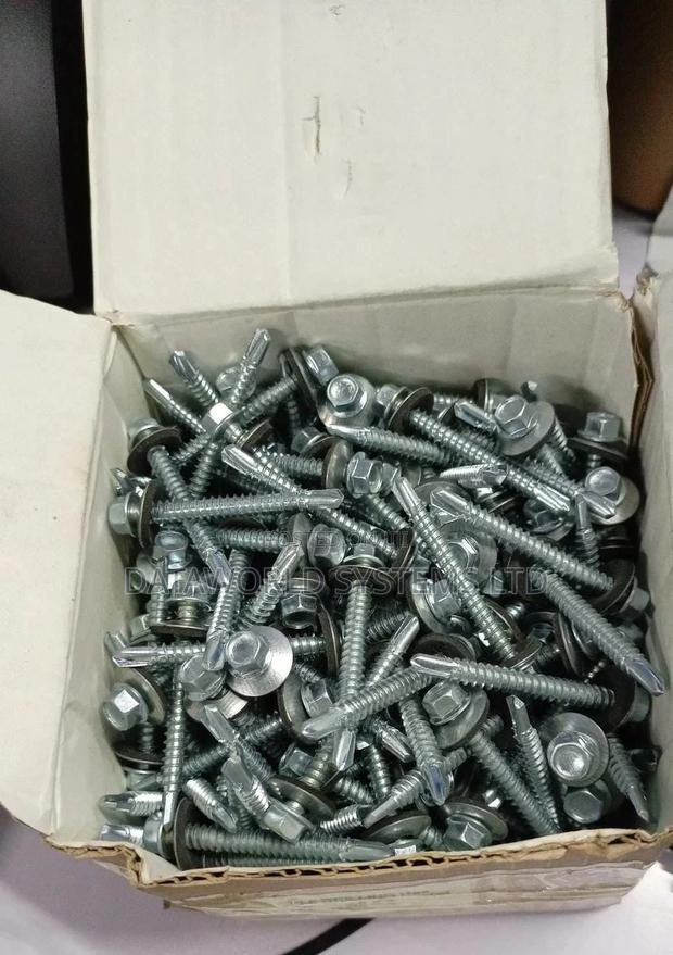 Self Drilling Tapping Screw With Hex Washer Head Type With R - main view