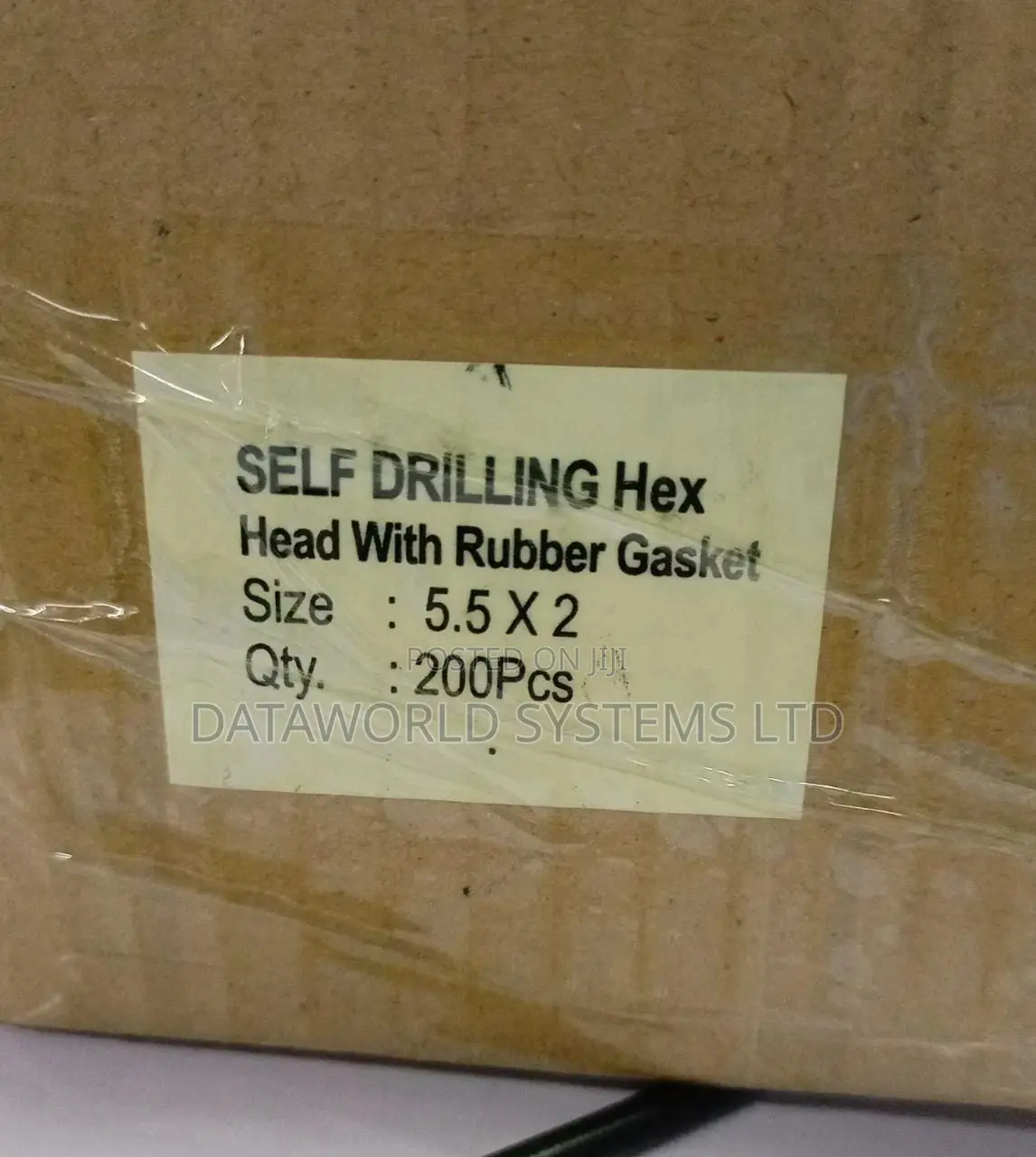 Self Drilling Tapping Screw With Hex Washer Head Type With R