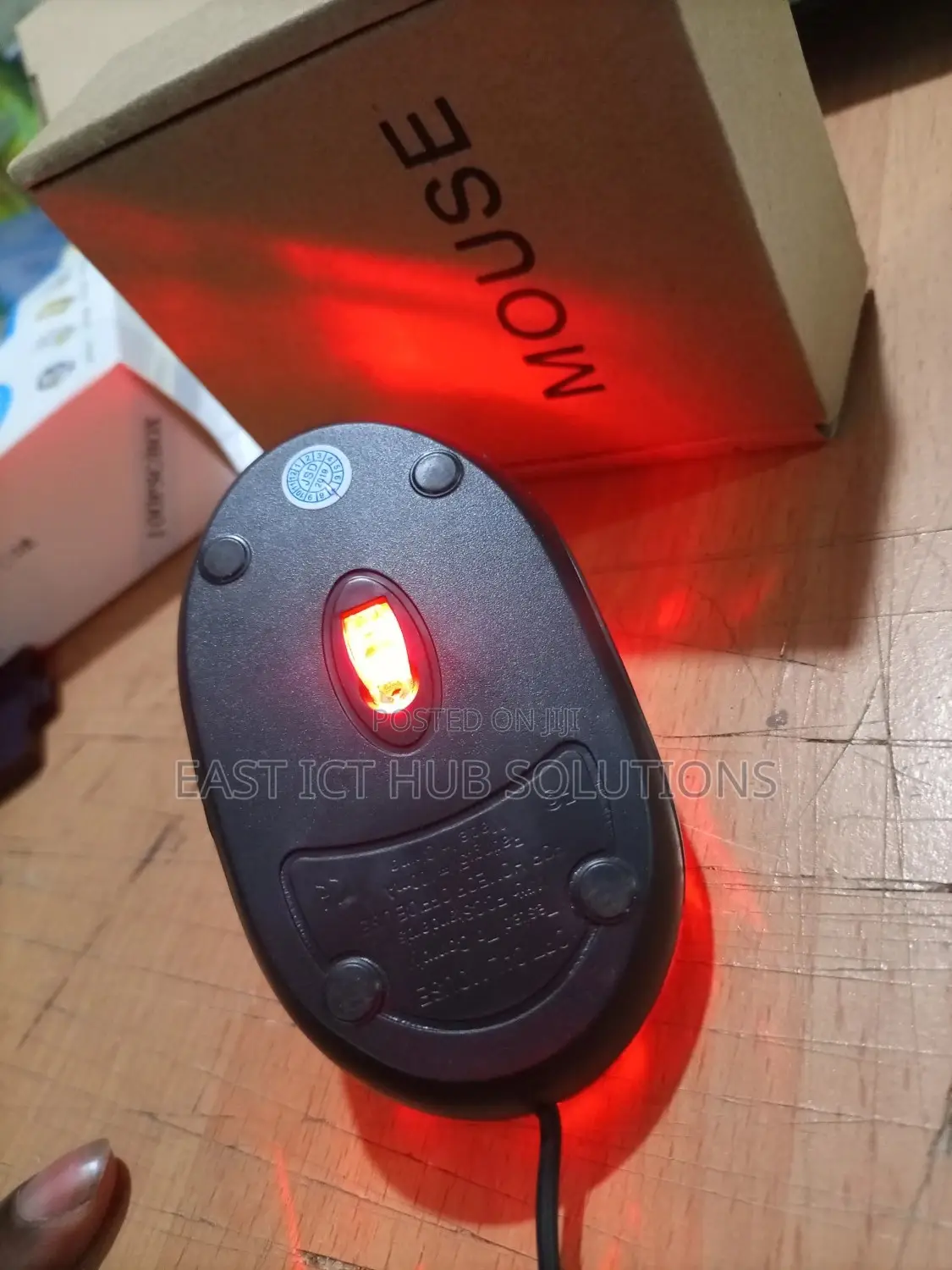 Durable Brown Box Mouse Usb Wired