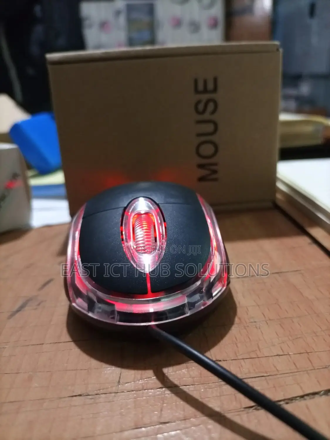 Durable Brown Box Mouse Usb Wired