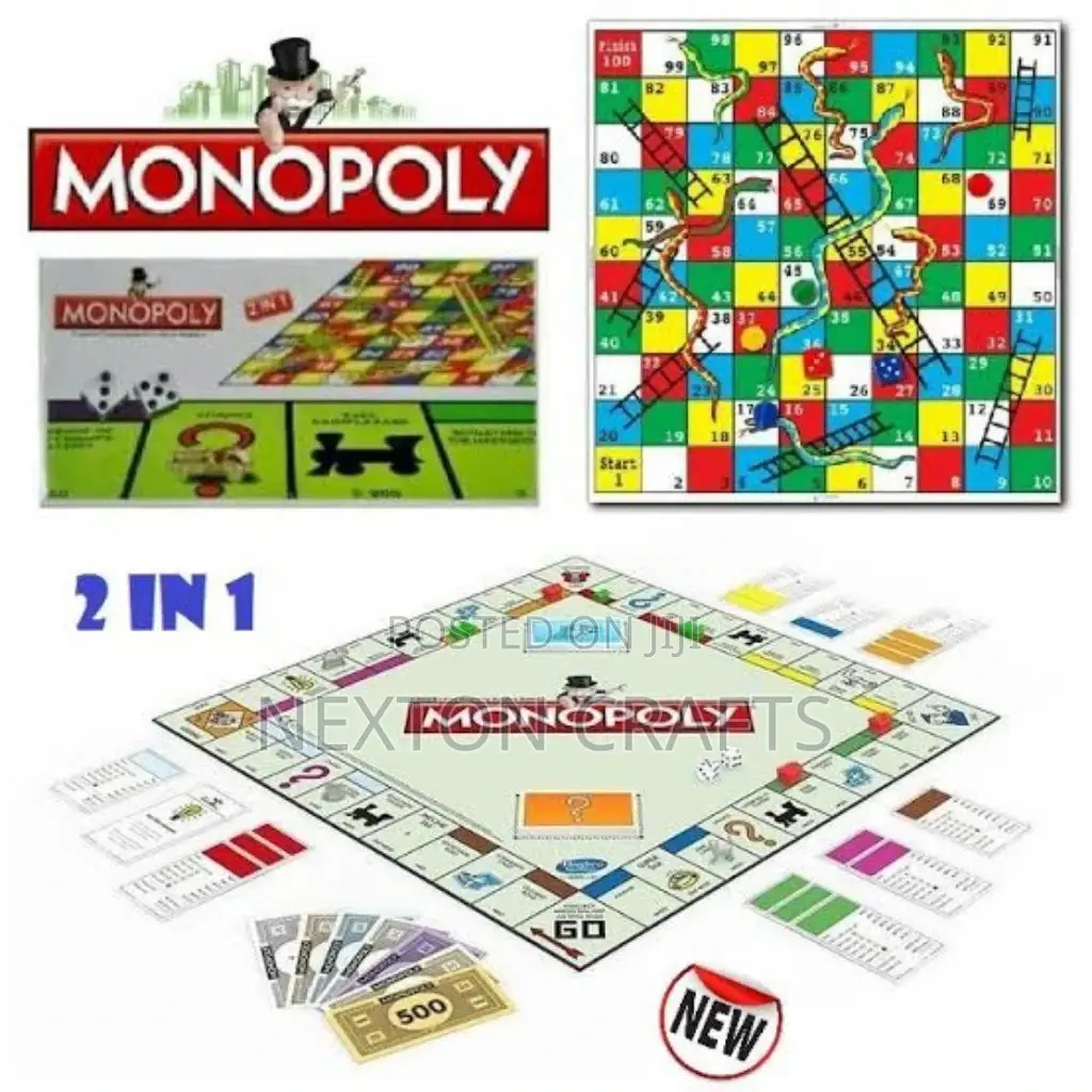 MONOPOLY Snakes and Ladders Board Game