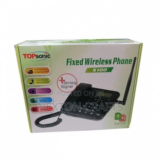 Topsonic S100 Desktop Phone With Dual Sim - thumbnail 2