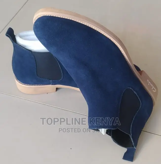 Navy Blue Clarks Chelsea Boots Fashion Men in Nairobi Central Shoes, Toppline Kenya Jiji.co.ke