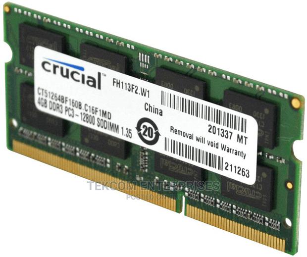 Crucial Laptop RAM DDR3L 4GB 1600