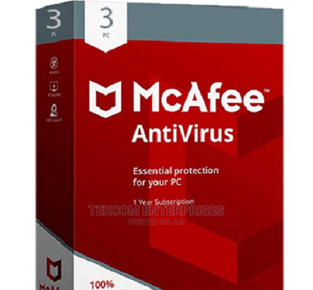McAfee Antivirus 3 User 1 Year Lincense - main view