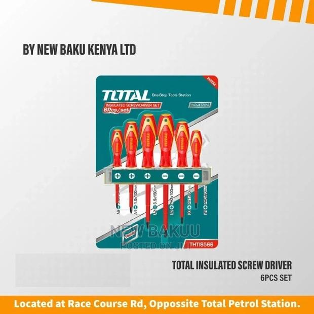 Total 6 Pcs Insulated Screwdriver Set