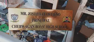 Table Name Plate Engraving and Printing