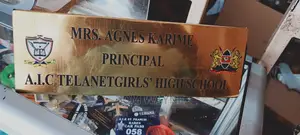 Table Name Plate Engraving and Printing