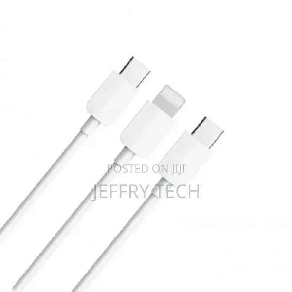 Vidvie 30cm CB414 3 in 1 Charging Cable – White
