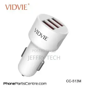 Vidvie Car Charger Micro-Usb Cable 3 USB CC-513M