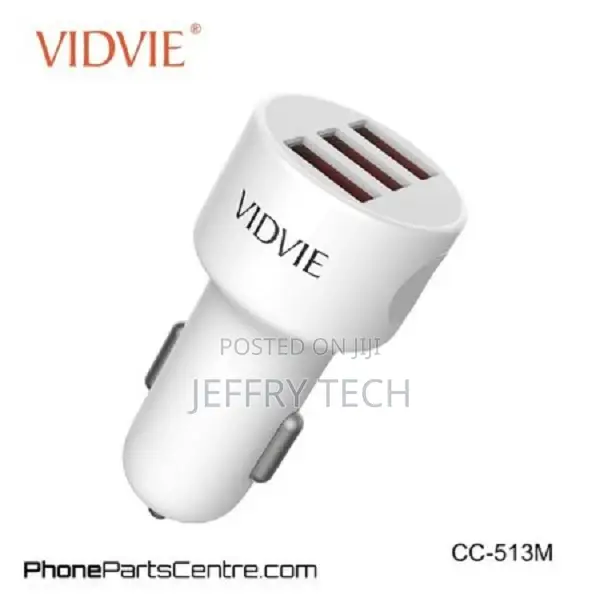 Vidvie Car Charger Micro-Usb Cable 3 USB CC-513M