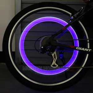 Multicolor Bike Bicycle Car Tyre Wheel Valve Cap Light Valve