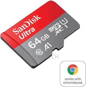 Sandisk 64GB Ultra Microsdhc UHS-I Memory Card With Adapter