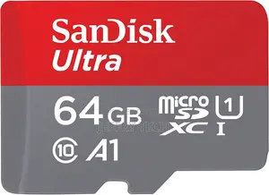 Sandisk 64GB Ultra Microsdhc UHS-I Memory Card With Adapter